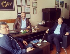 Tarim kredi Koop Eski Yönetim Kurulu başkanı Türkiye Koop Merkez Birliği Genel Bask Yardımcısı Sayın İlhami Teke bey ile İstişare