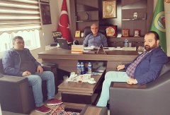 Haymana Ziraat Odası Başkanımız Halil Ibrahim Balıkçı beye ziyaret bölge tarımı hakkında istişare...GUNSEL GRUP